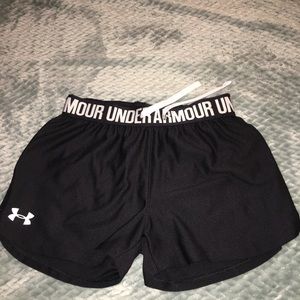 Black under armor shorts